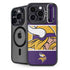 NFL Minnesota Vikings Zone Block iPhone 15 Pro Kickstand Case
